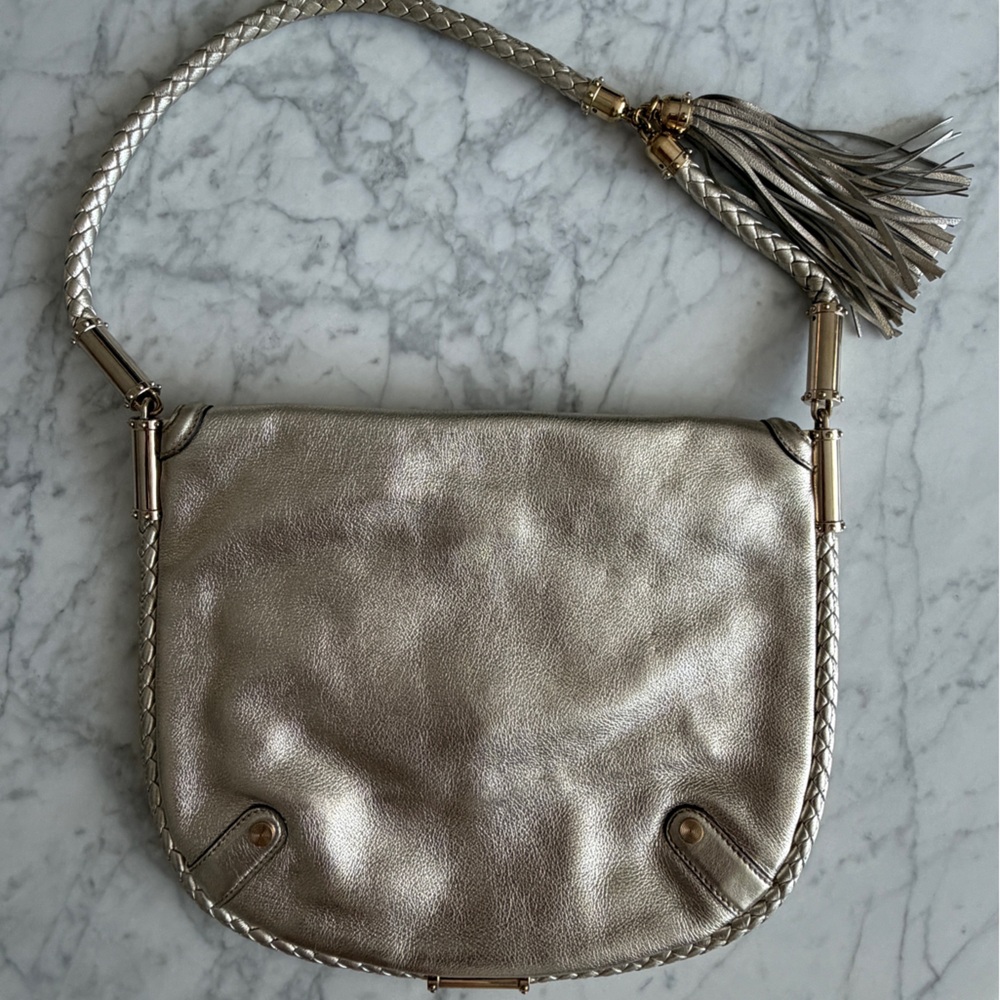 Vintage Britt Leather Hangbag - Picture 2 of 4